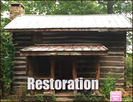Historic Log Cabin Restoration  Douglas County, Georgia